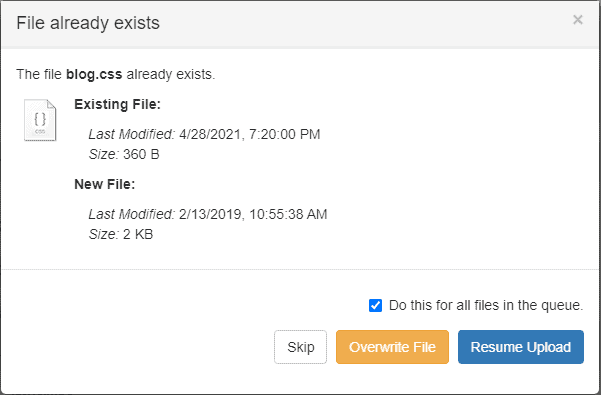 Cerberus FTP Server Do For All Option