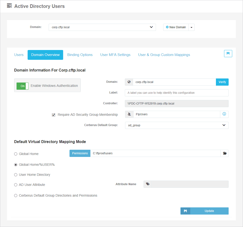 cerberus-ftp-server-active-directory-integration Cerberus FTP Server Active Directory Integration