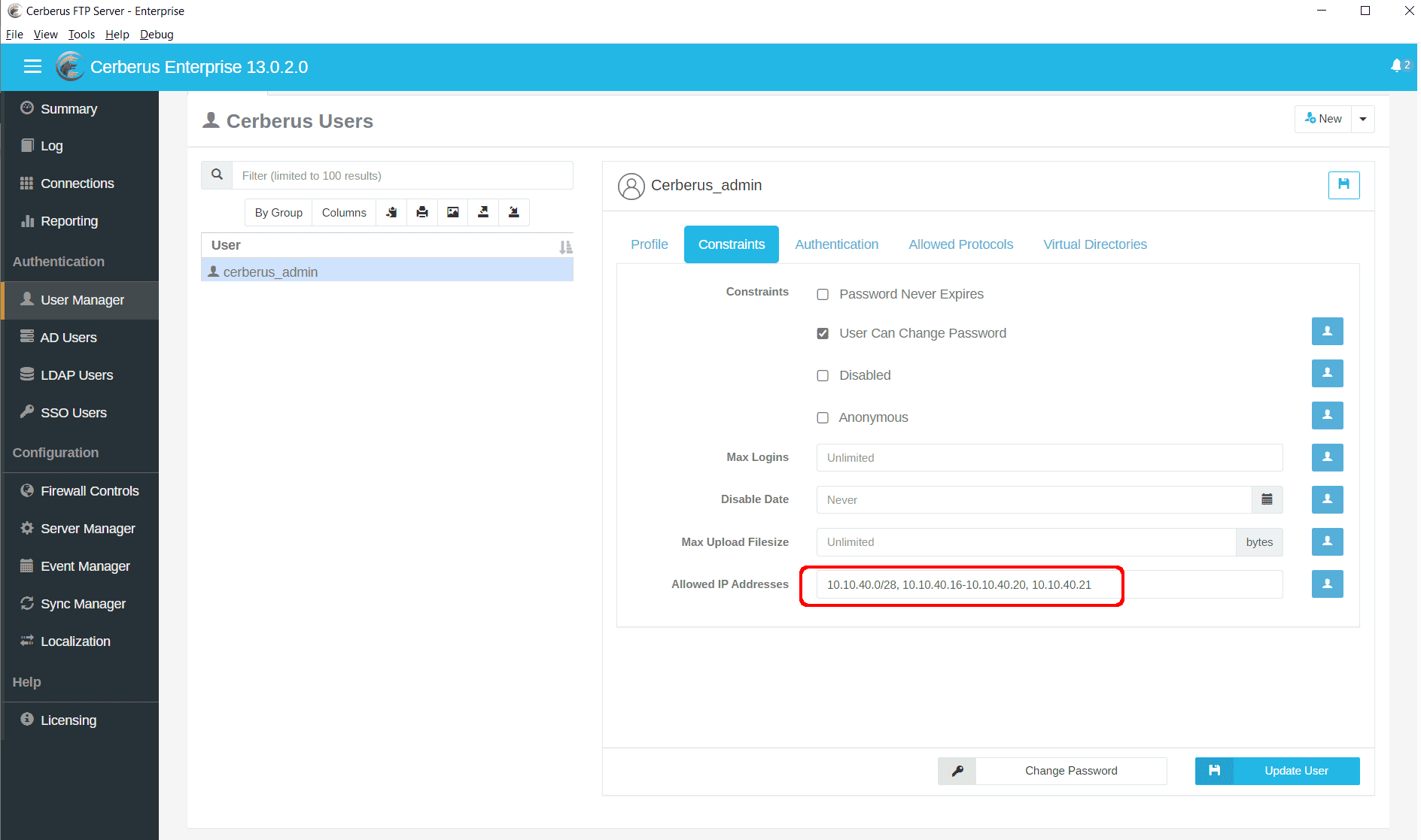 Possible Values without impacting existing IP Range